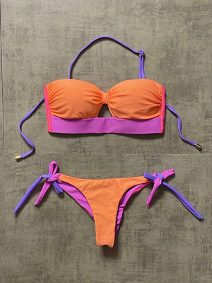 BEST SELLER ✨ COLOR BLOCK 🧡💜 Corpiño  NUEVO STOCK ...Edición Limitada