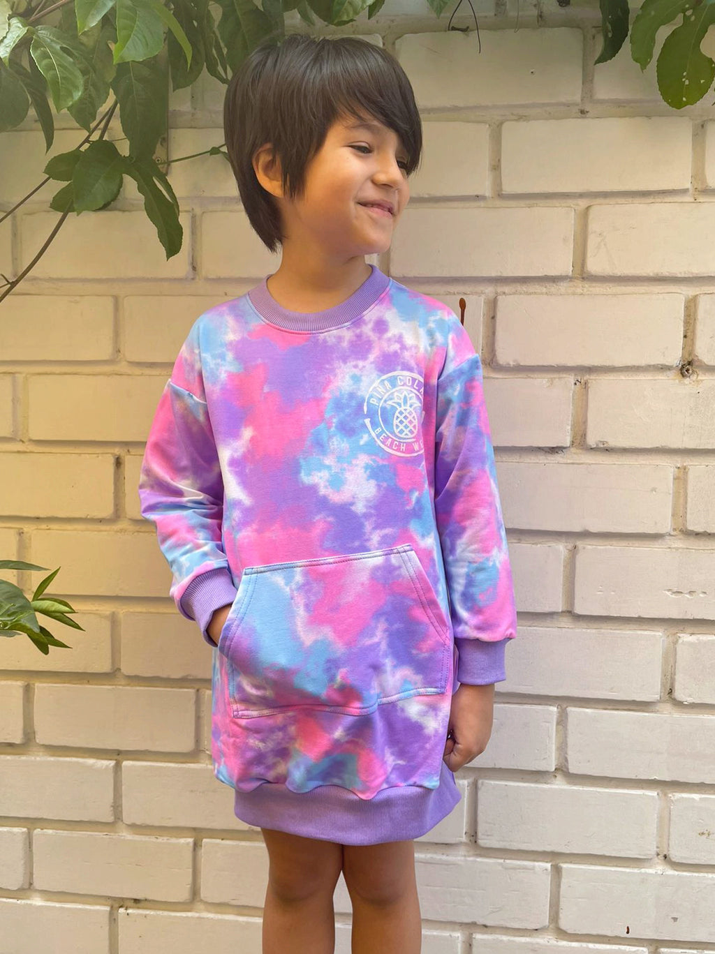 POLERA LAZY MINI MORADA