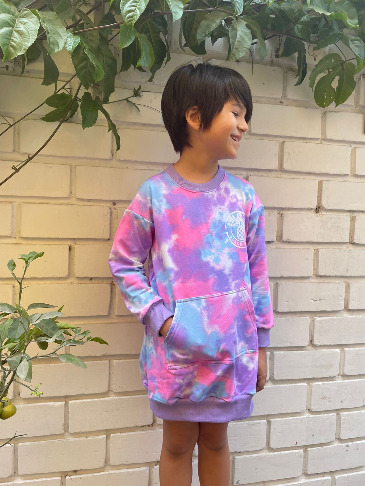 POLERA LAZY MINI MORADA